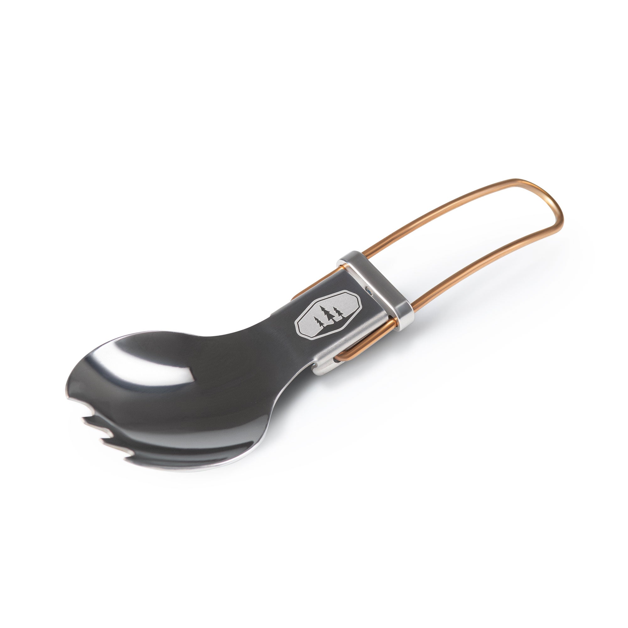 GSI Glacier Folding Spork cuillère pliante inox orange