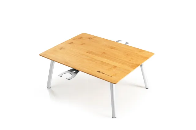 GSI Rakau table pique-nique bambou pliante porte-verres