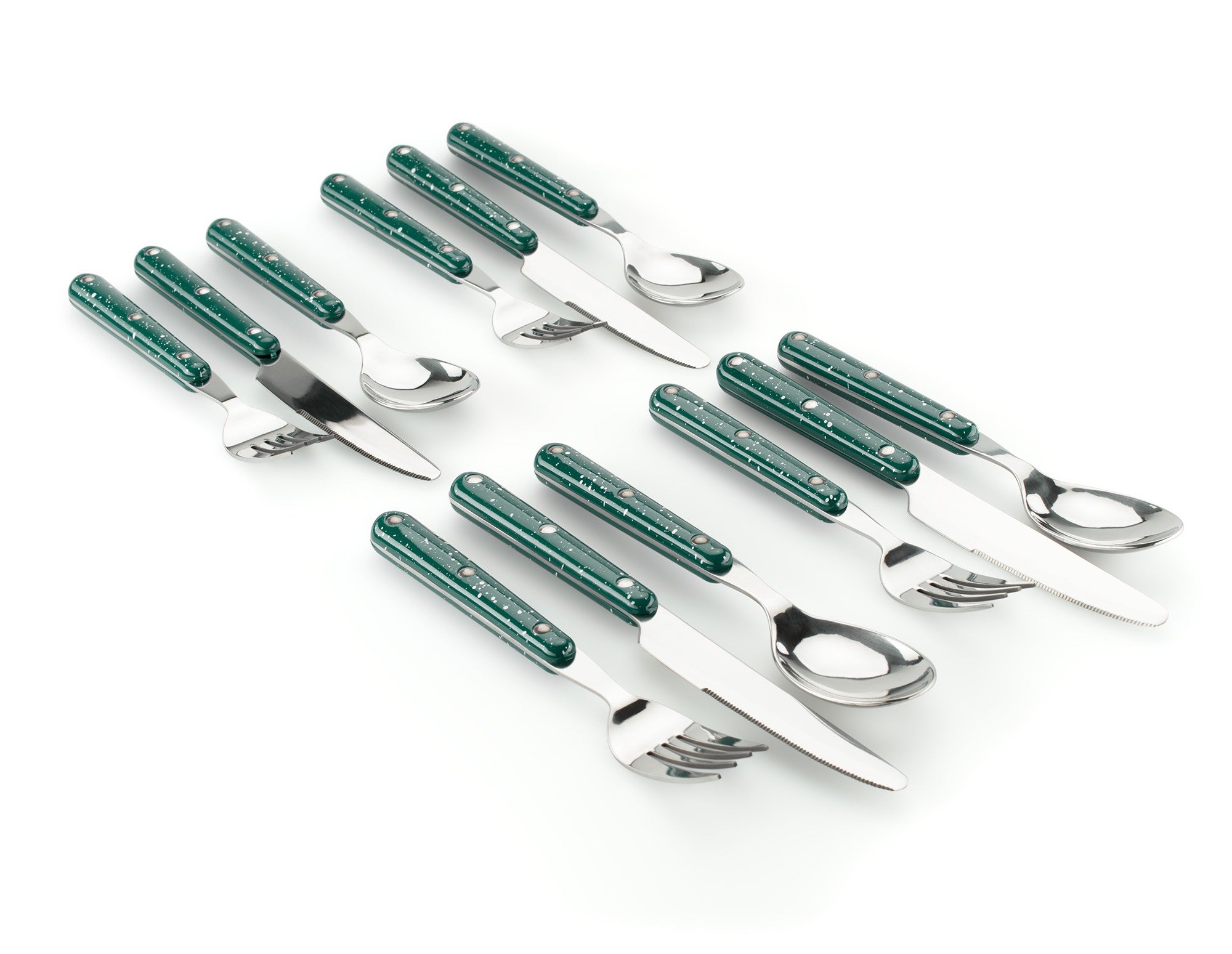 GSI Pioneer set couverts 12 pièces noir