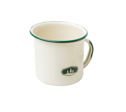 GSI Enamelware tasse émaillée 355 ml crème