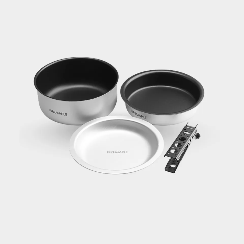 FireMaple Frost kit popote alu 0,8 L + poêle solo