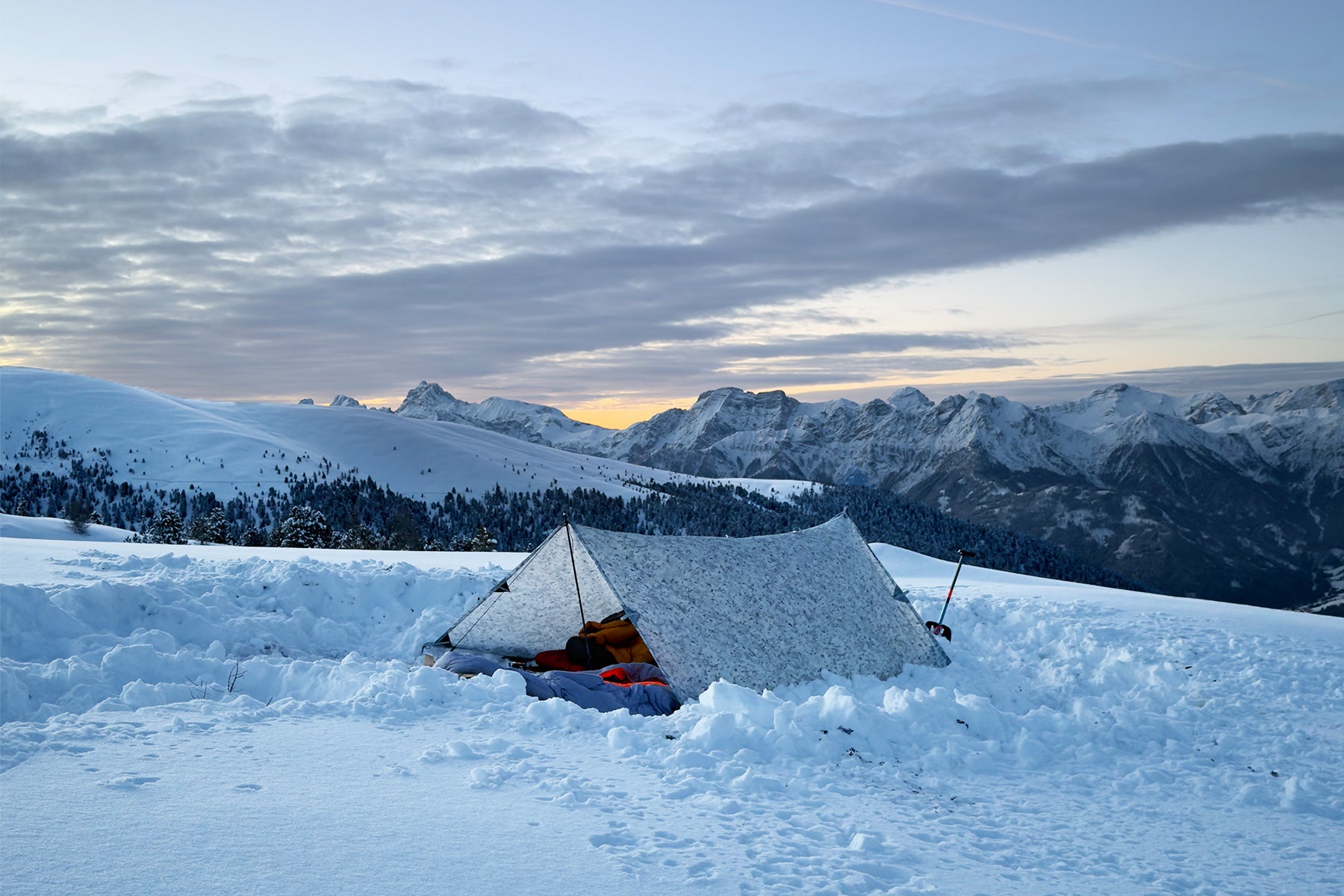 DD Hammocks Tarp 3x3 bâche camping Winter MC