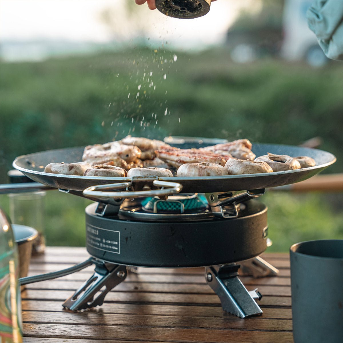 FireMaple Saturn X réchaud gaz hauteur réglable inox