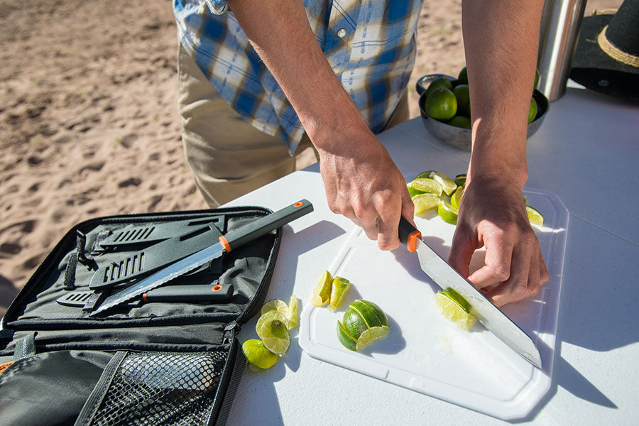 GSI Santoku set couteaux camping avec étui