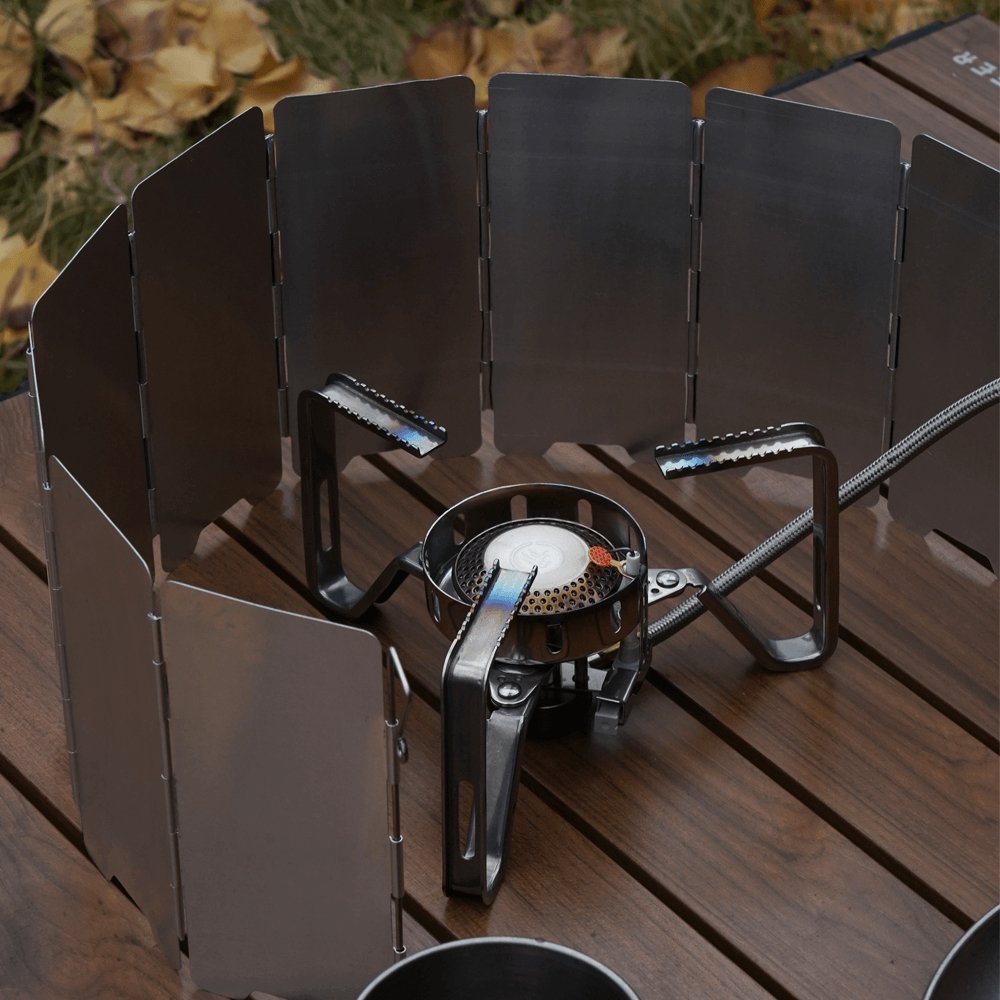 FireMaple FMW-503 pare-vent réchaud 9 panneaux alu