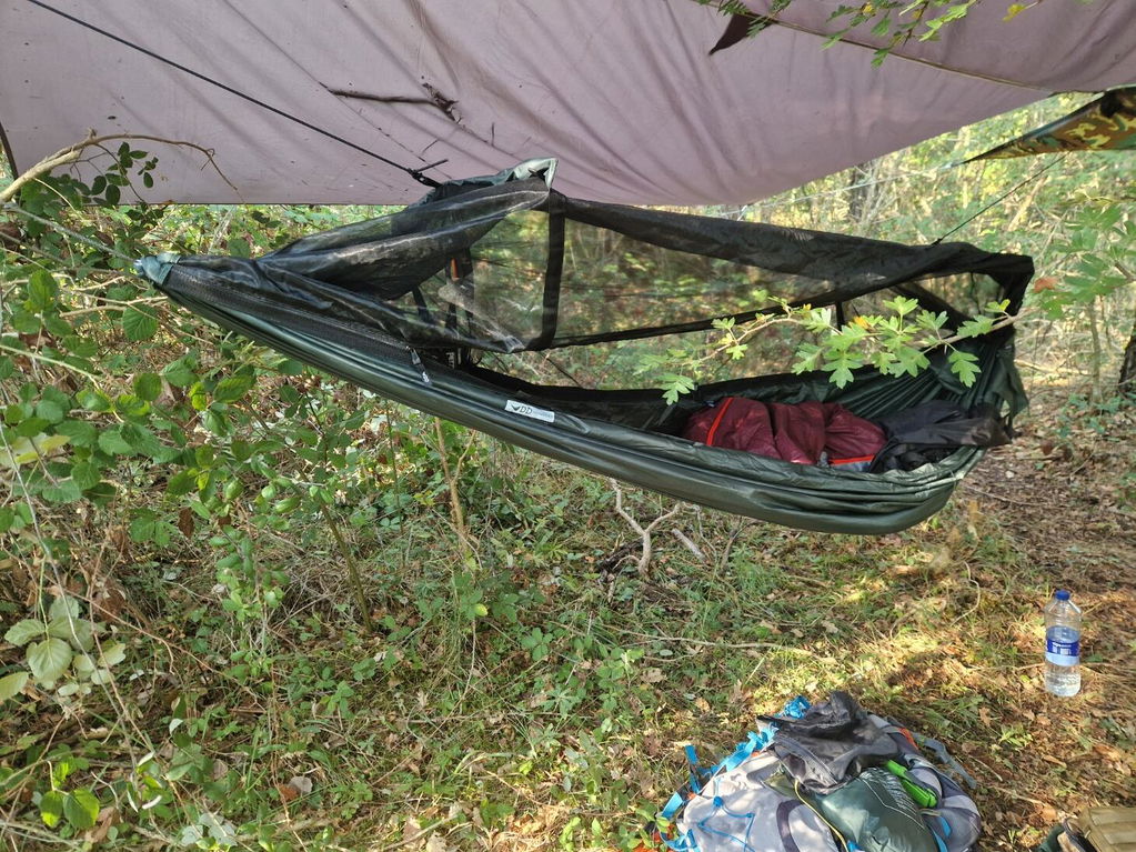 DD Hammocks Frontline hamac camping moustiquaire olive