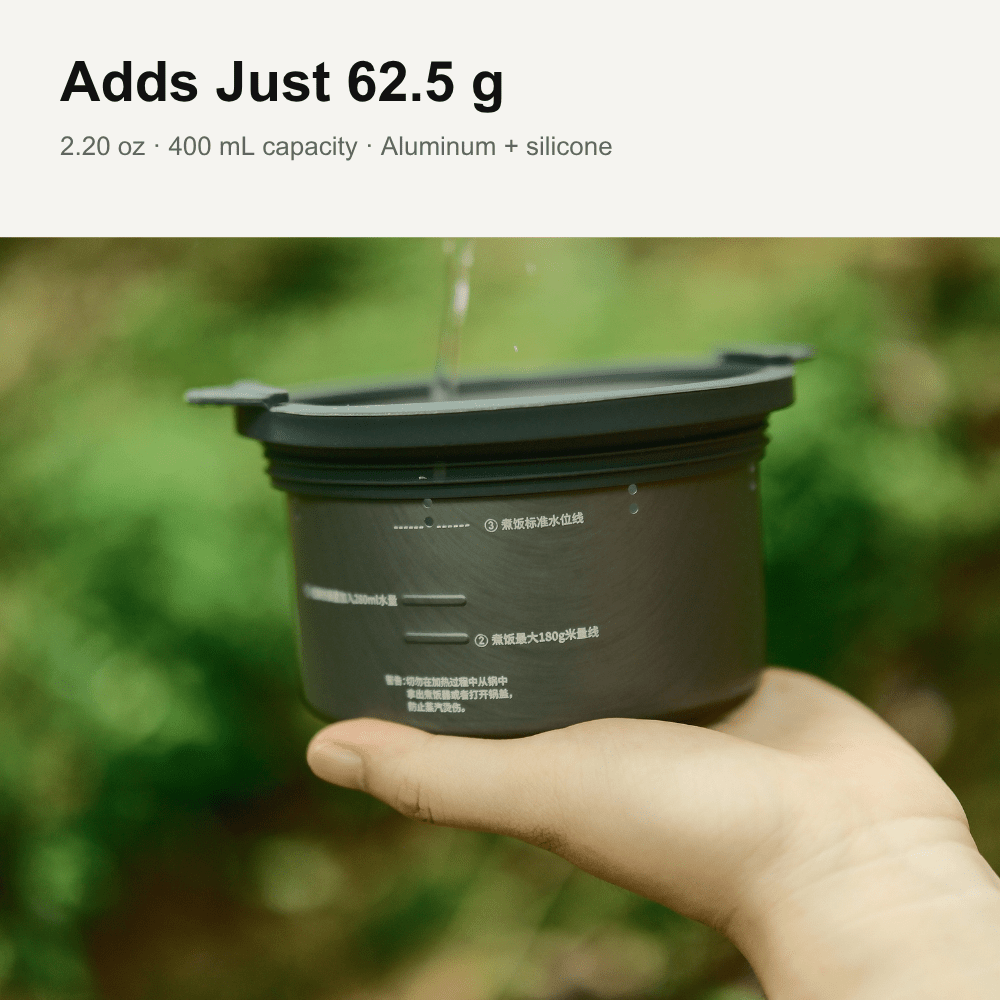 FireMaple Petrel G2 insert cuiseur riz 400ml aluminium