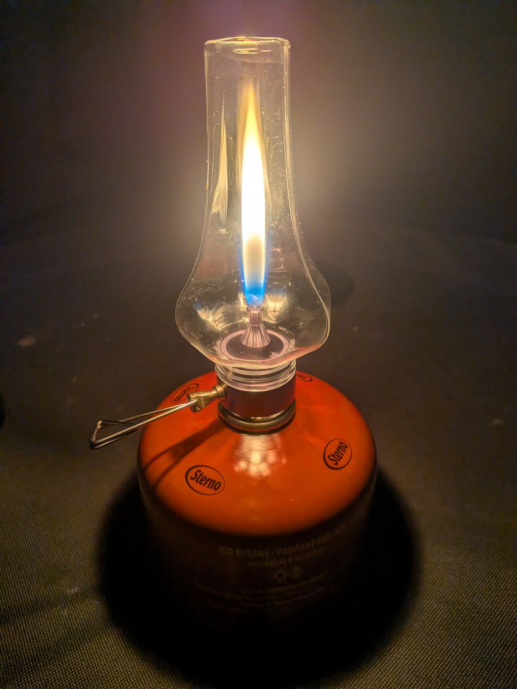 FireMaple Tulip lanterne gaz vintage verre alu