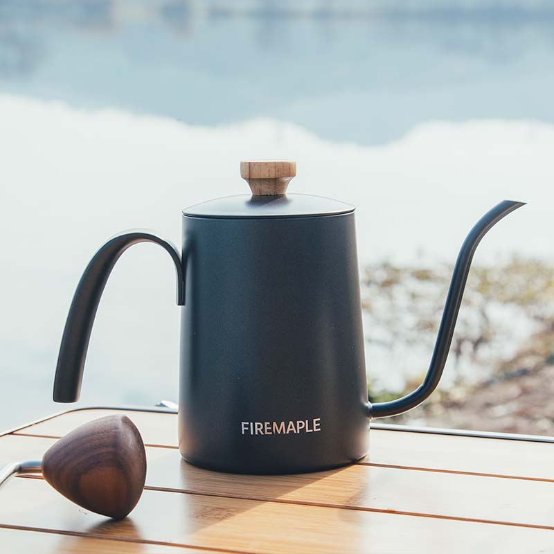FireMaple Orca bouilloire café 600 ml col de cygne inox