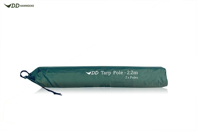 DD Tarp Pole 2,2m mâts tarp réglables x2