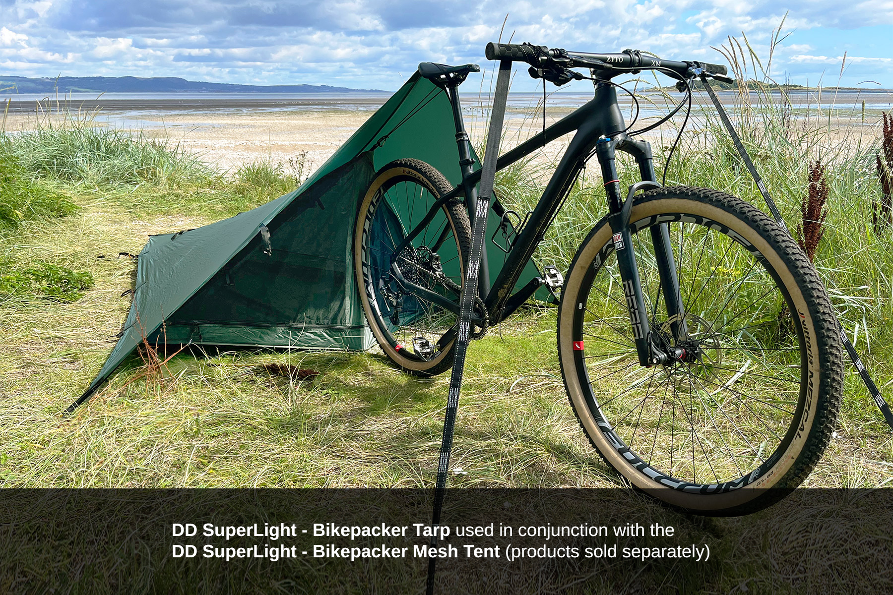 DD SuperLight Tente mesh Bikepacker 1 place anti-insectes