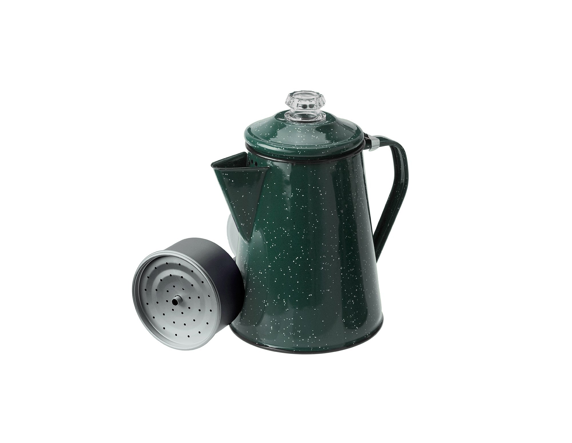 GSI Camp Coffee percolateur 8 tasses émail crème