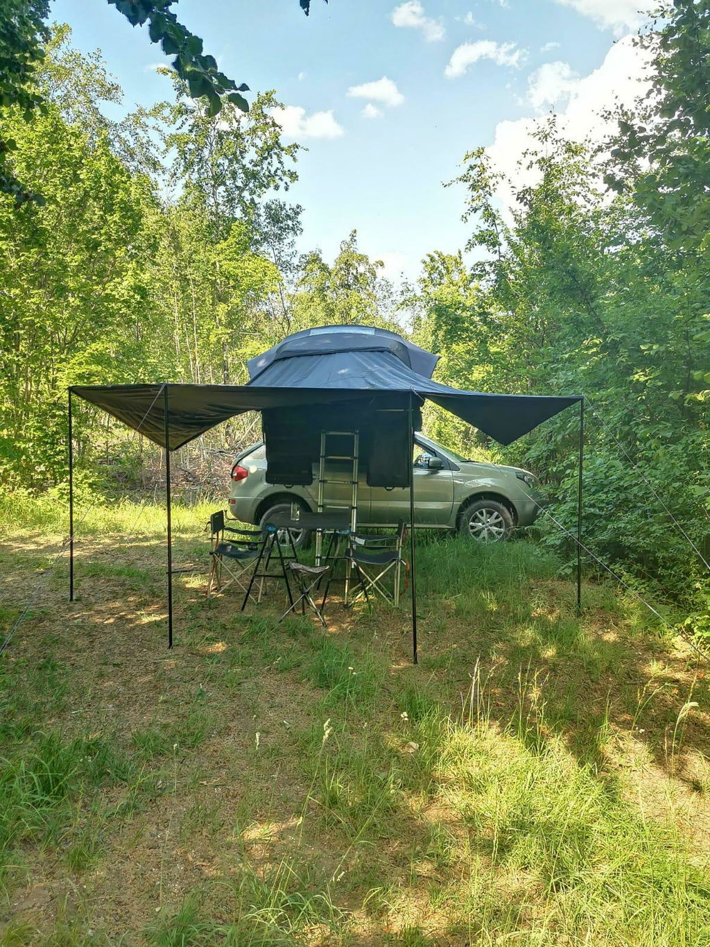iKamper Auvent tente de toit Skycamp 3.0 pare-soleil