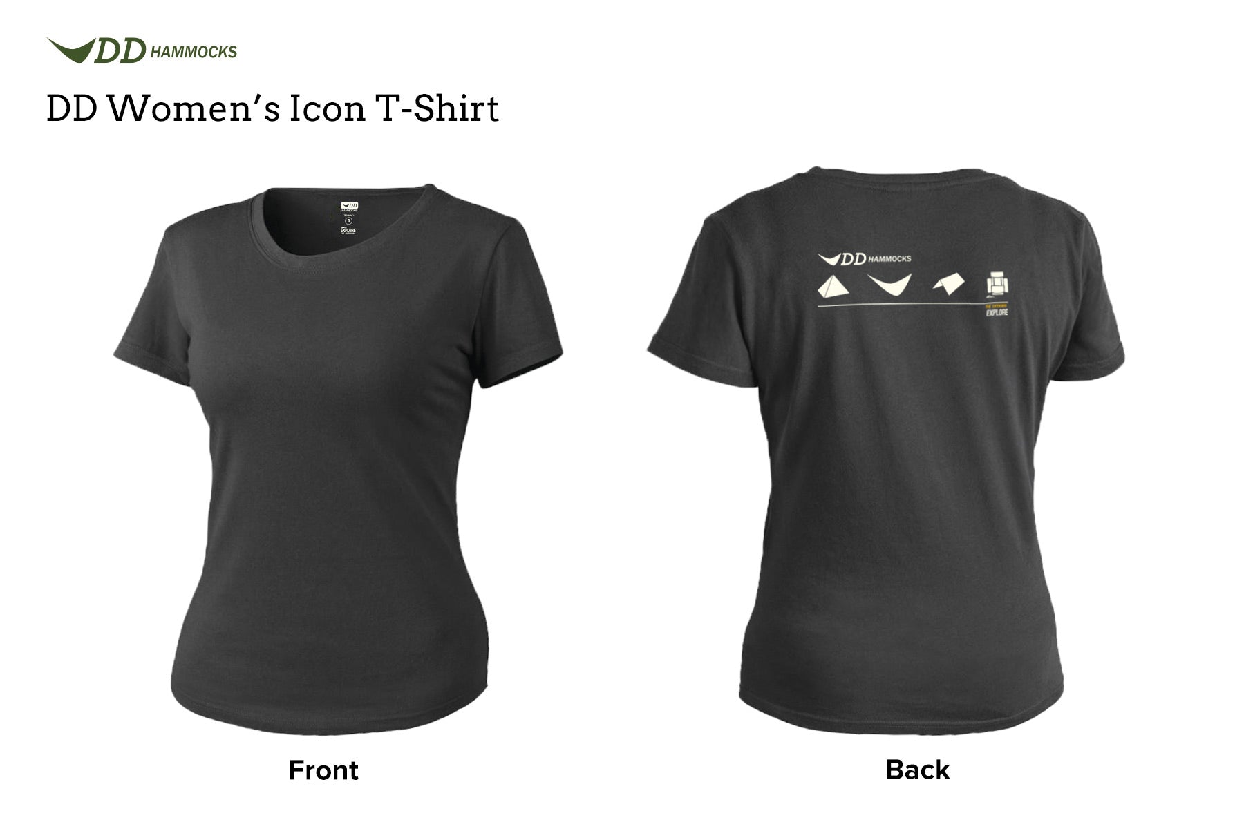 DD Clothing t-shirt femme Icon coton taille 10