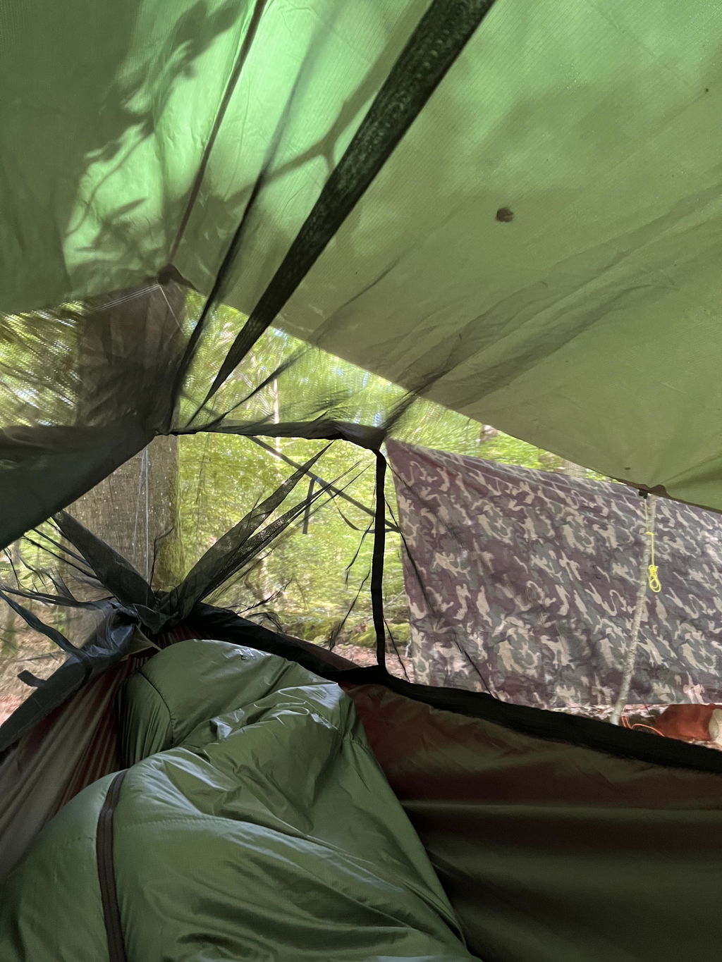 DD Hammocks Frontline hamac camping moustiquaire olive