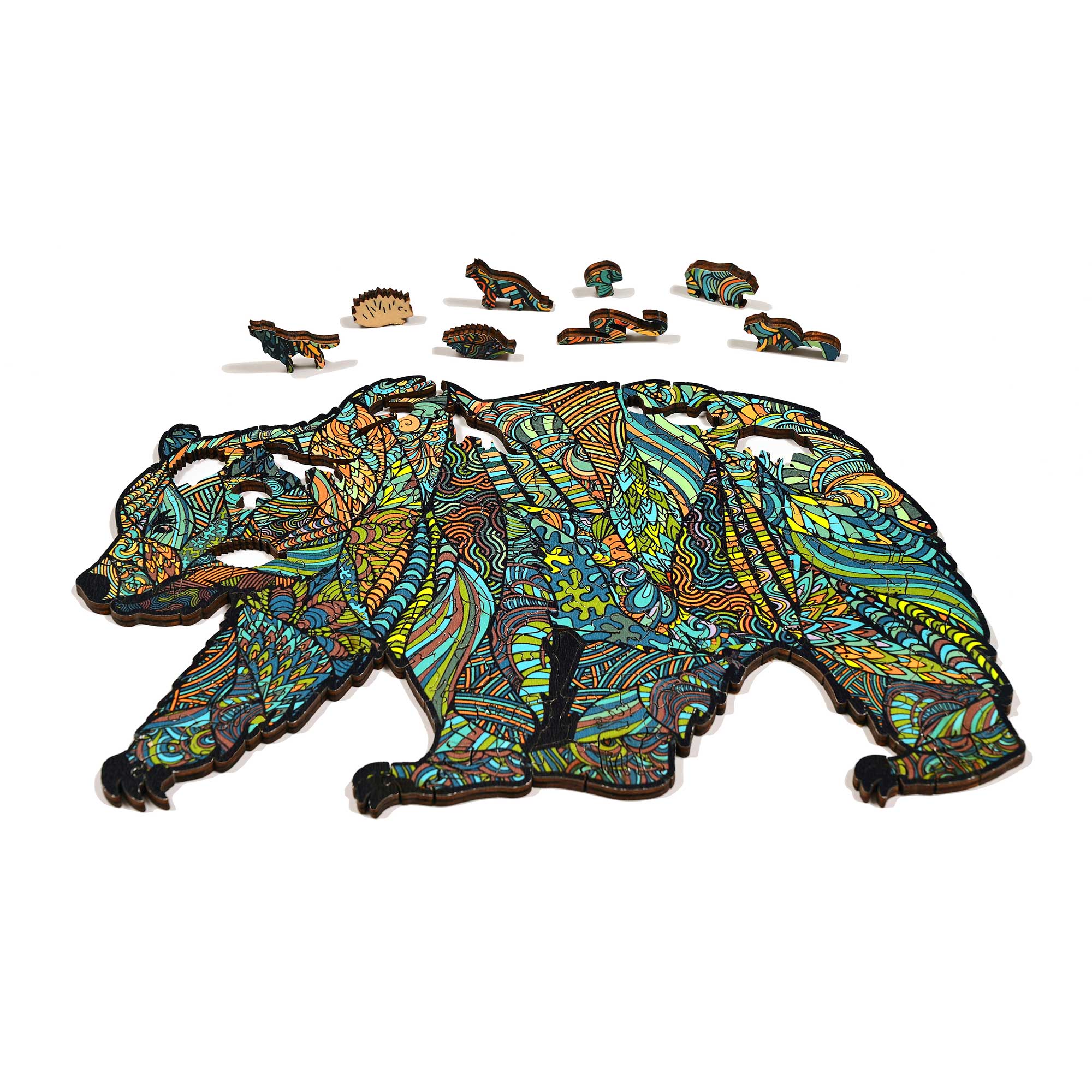 GSI Outdoor Games puzzle bois ours grizzly 188 pièces
