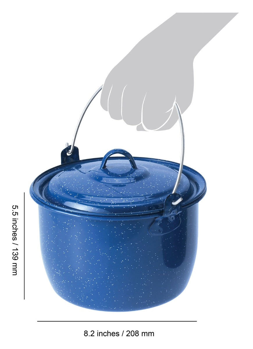 GSI Enamelware Convex Kettle Bouilloire Émaillée 2,8 L