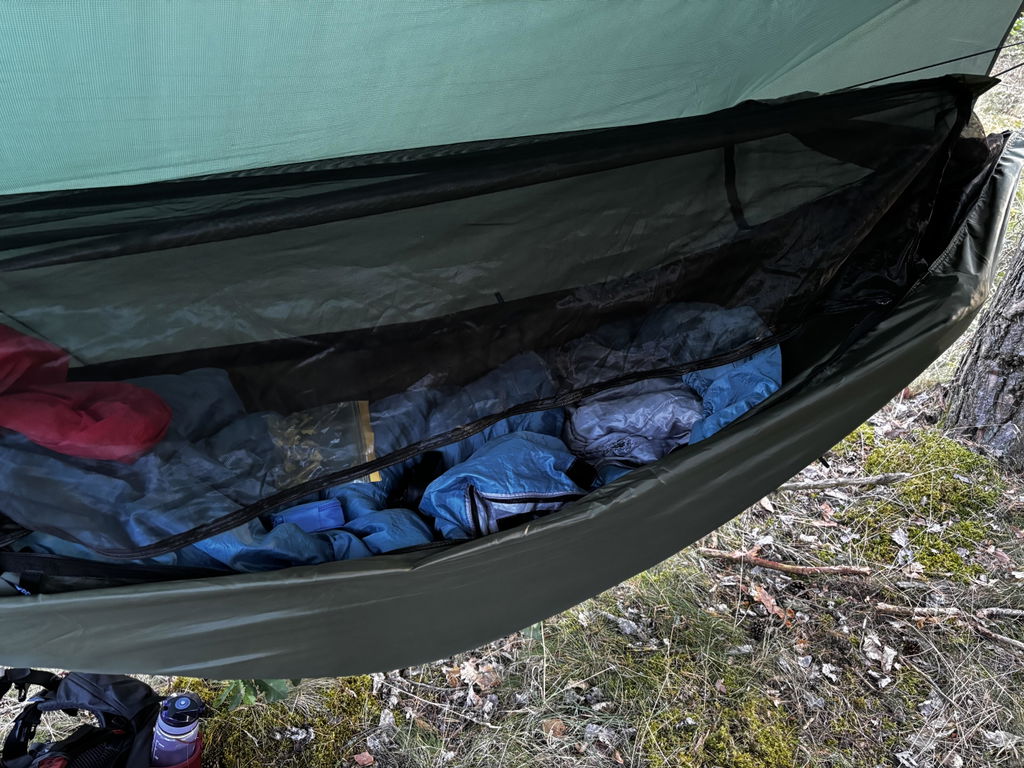 DD Hammocks Frontline hamac camping moustiquaire olive