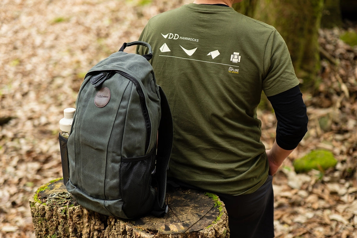 DD Quest Rucksack sac à dos 24 L olive toile cirée