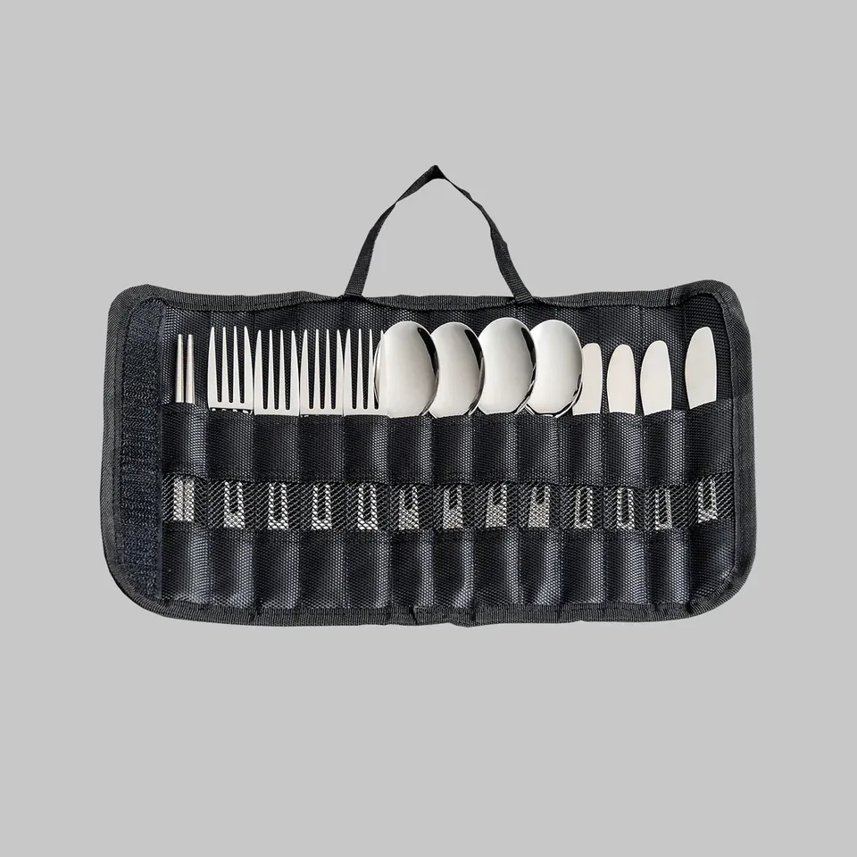 Avendoor Set de Couverts iKamper 13 pièces inox voyage