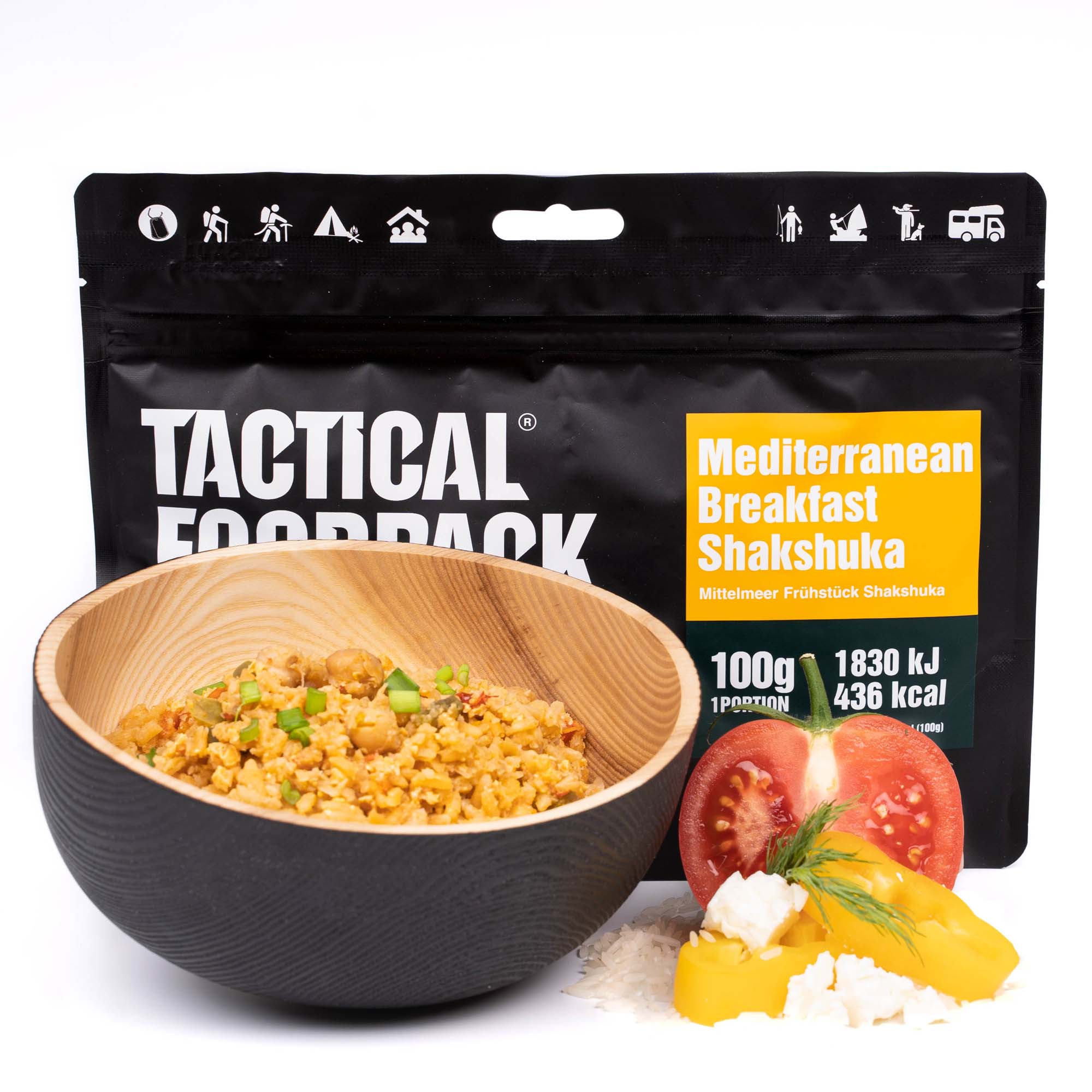 Tactical Foodpack Petit Déjeuner repas muesli fraises