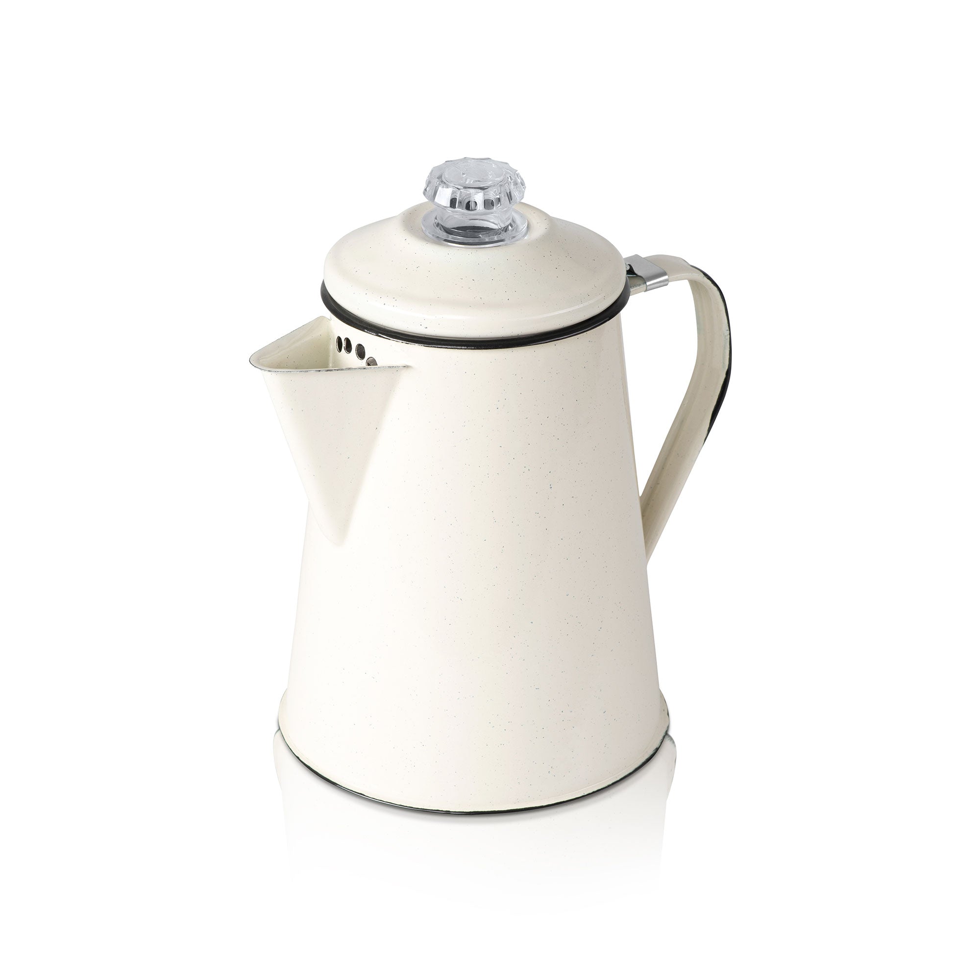 GSI Mesa percolateur émail 8 tasses gris Earl Grey