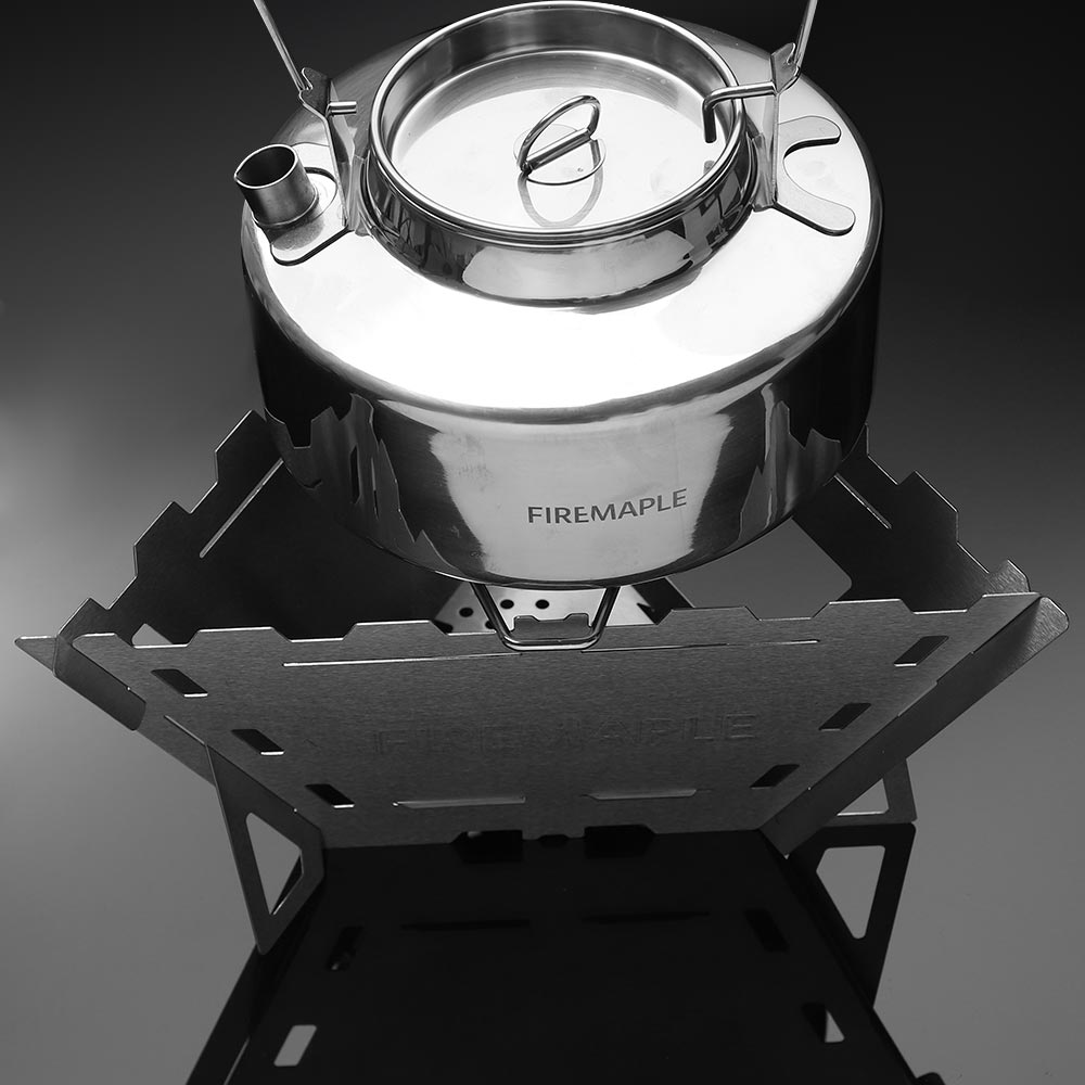 FireMaple Maverick réchaud bois triangle pliable inox