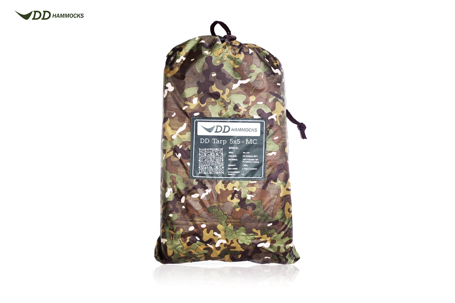 DD Tarp 5x5 bâche groupe multicam 25 points