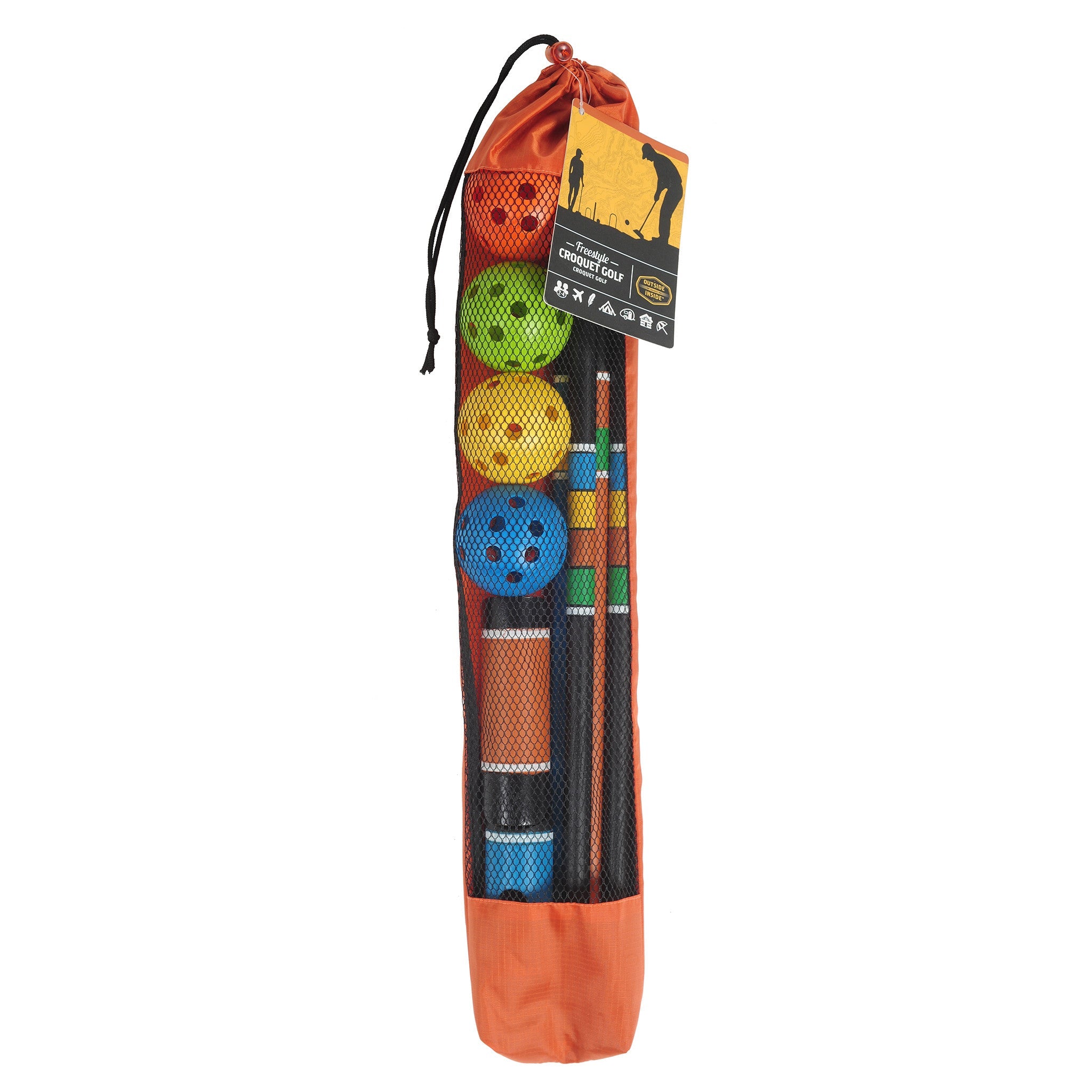 GSI Outdoor Games Freestyle Croquet Golf jeu extérieur 2-4 joueurs