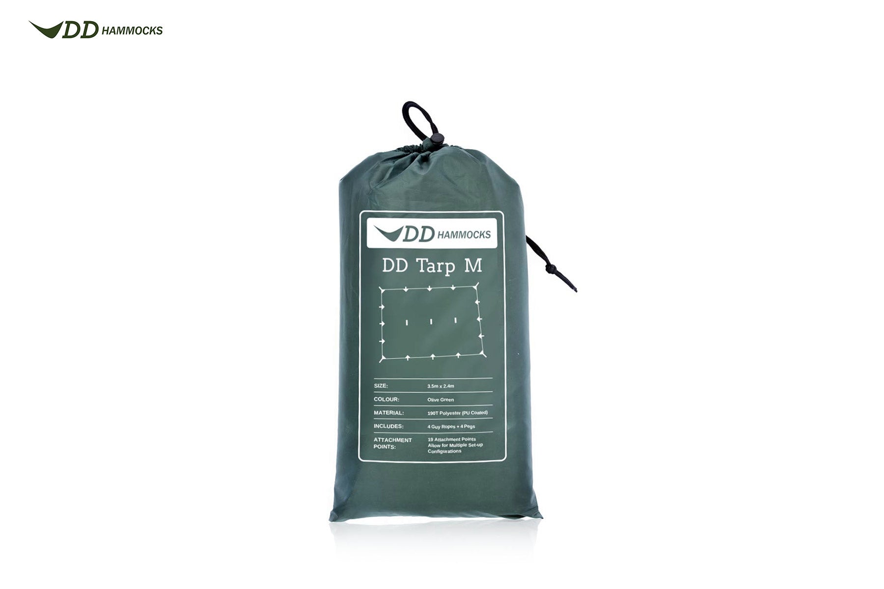 DD Tarp M bâche hamac vert olive 1 place