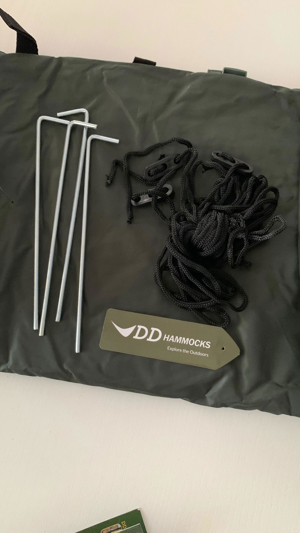 DD Tarp 3x3 PRO bâche camping hamac olive