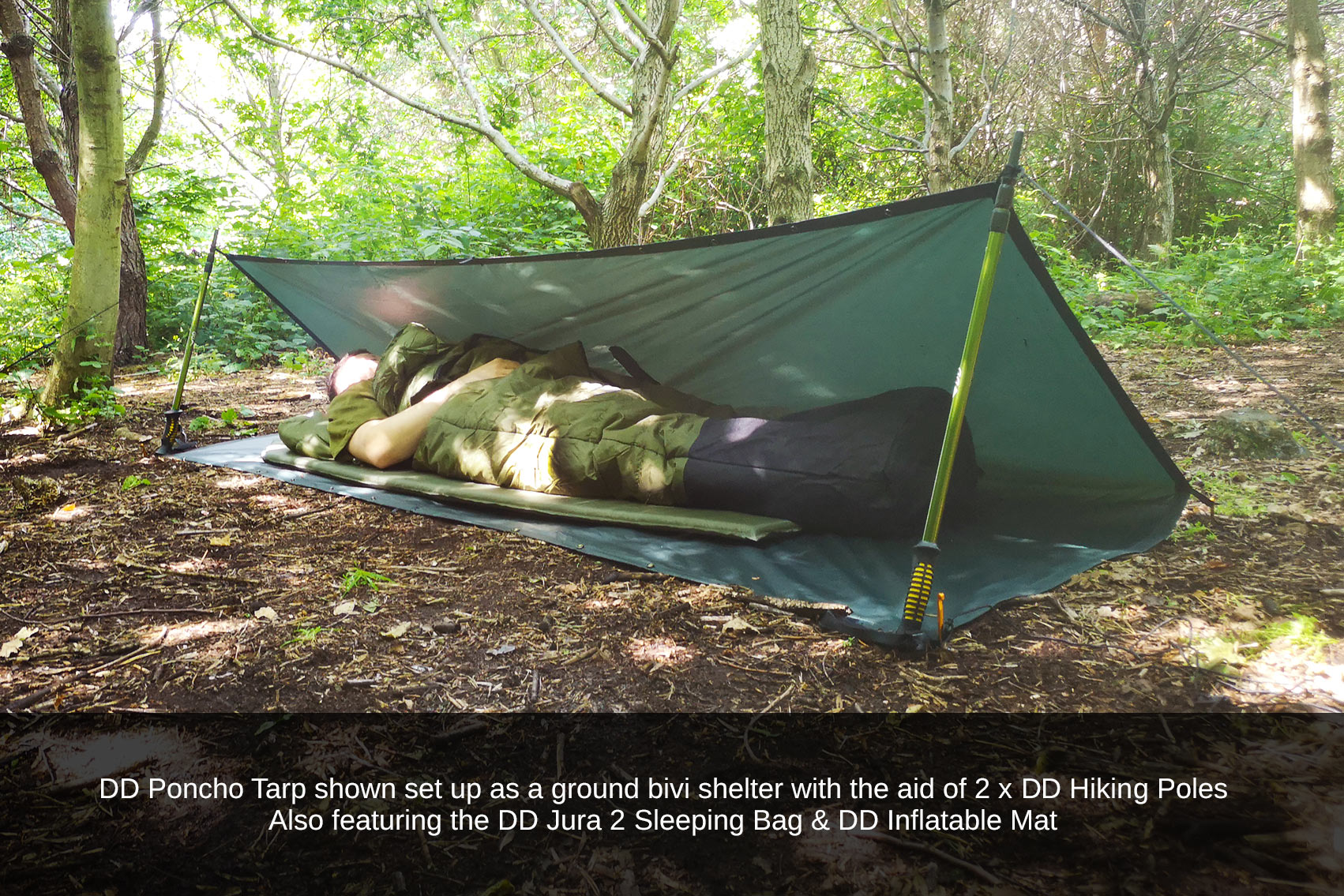 DD Hammocks Poncho Tarp poncho pluie 2,5 m