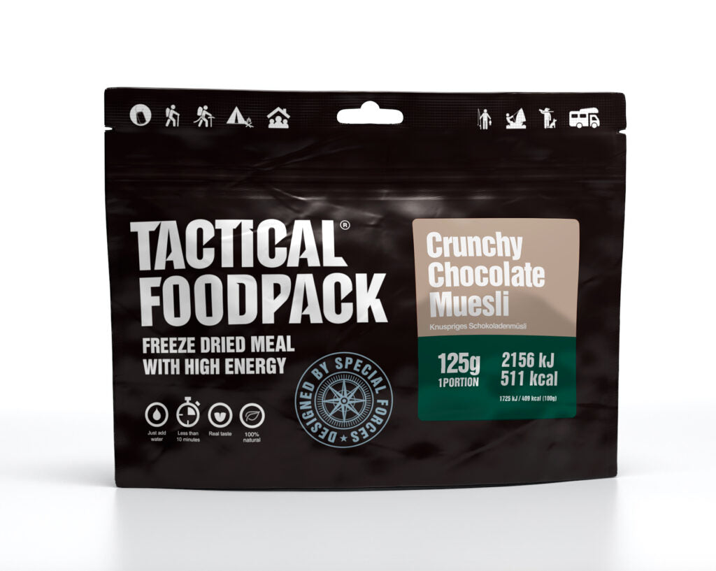 Tactical Foodpack Petit Déjeuner repas muesli fraises