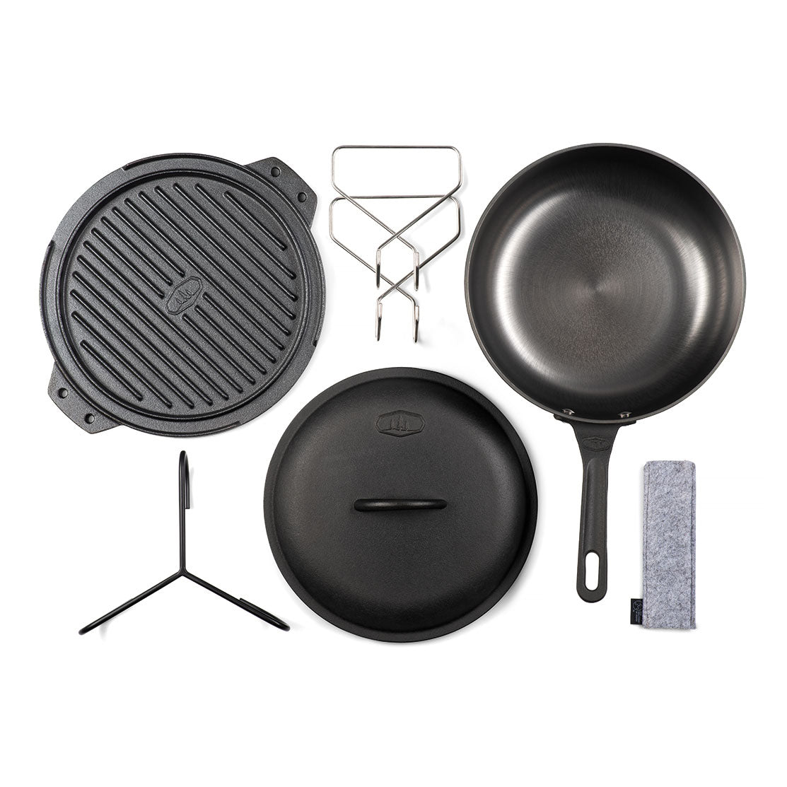 GSI Guidecast 10" set fonte poêle 25 cm feu de camp