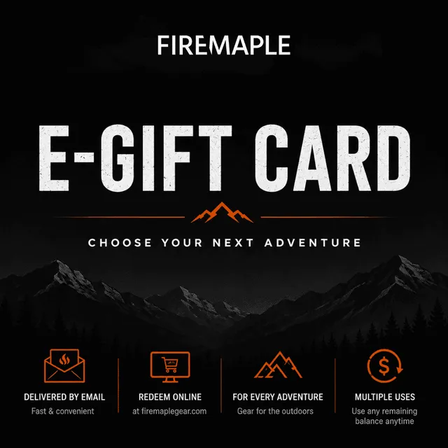 FireMaple Carte Cadeau E-Gift Card 50 $ accessoire camping