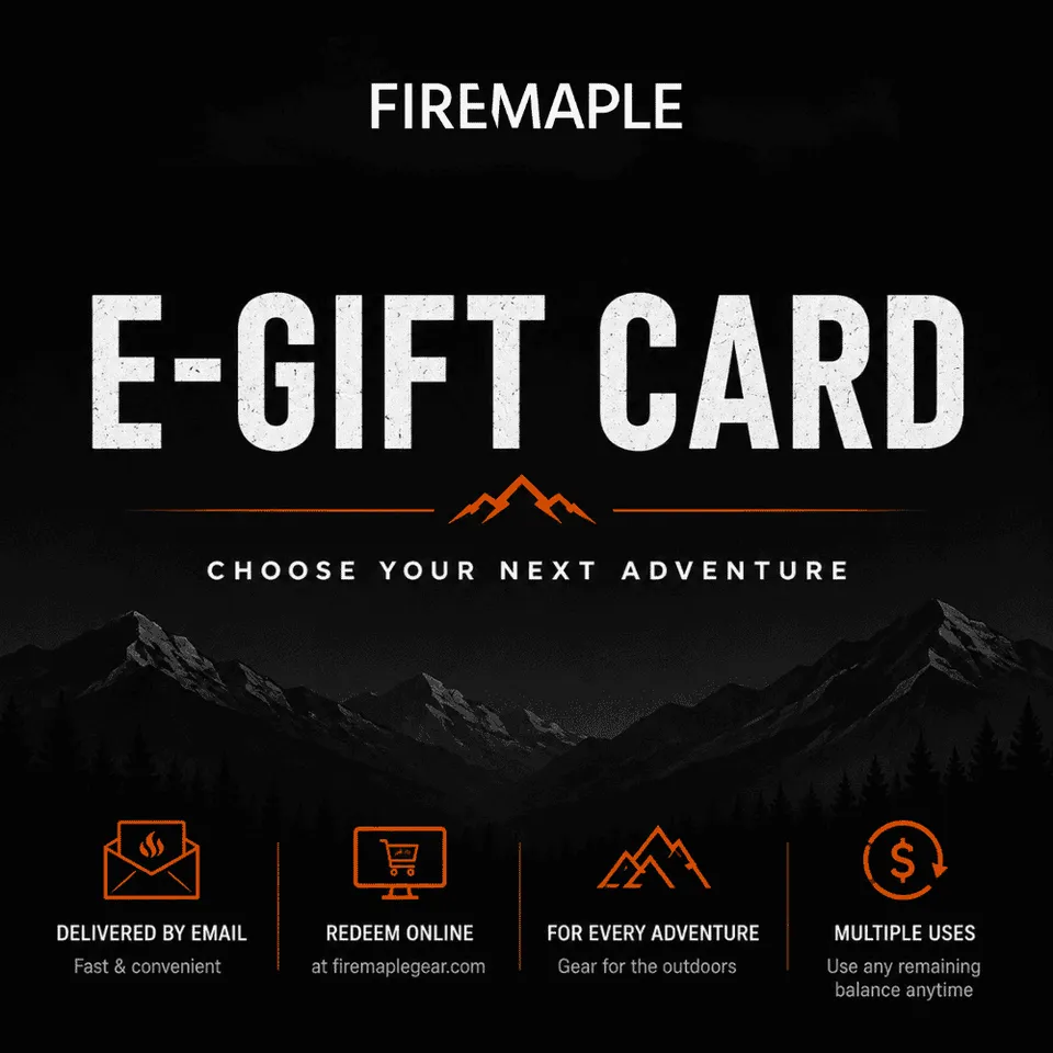 FireMaple Carte Cadeau E-Gift Card 50 $ accessoire camping
