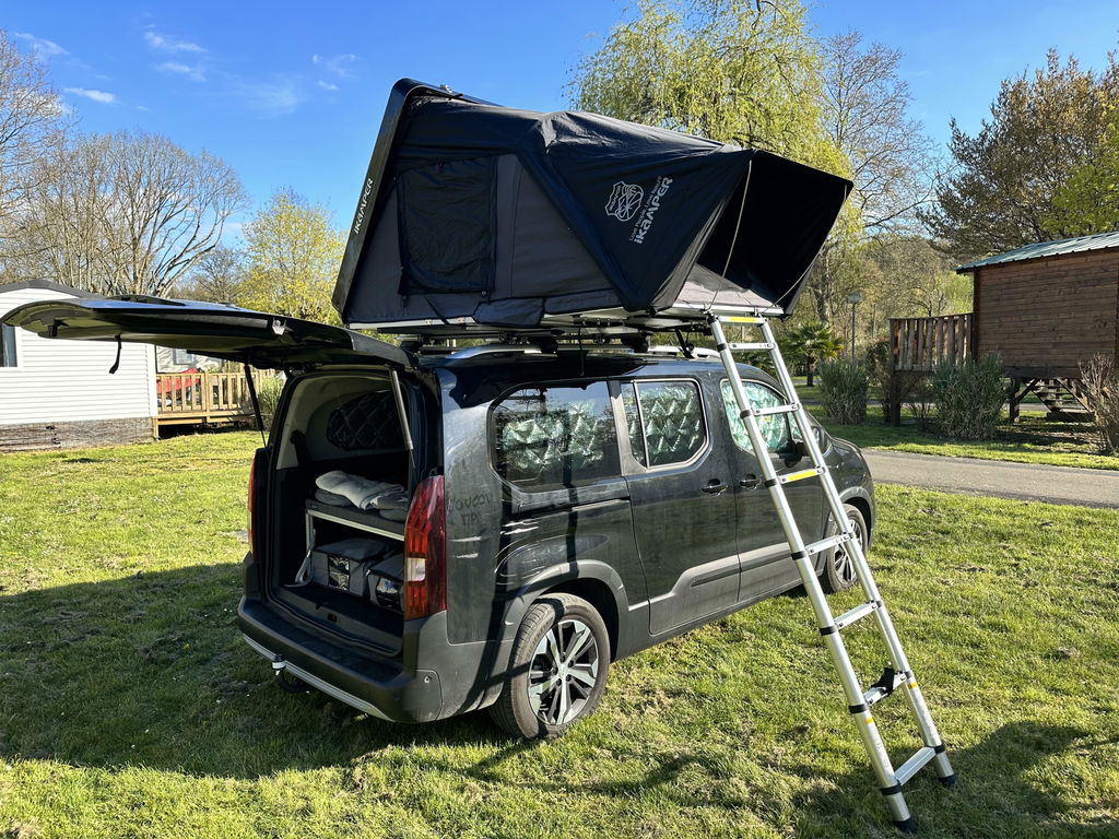 iKamper Skycamp 3.0 Mini tente de toit 2 places Noir