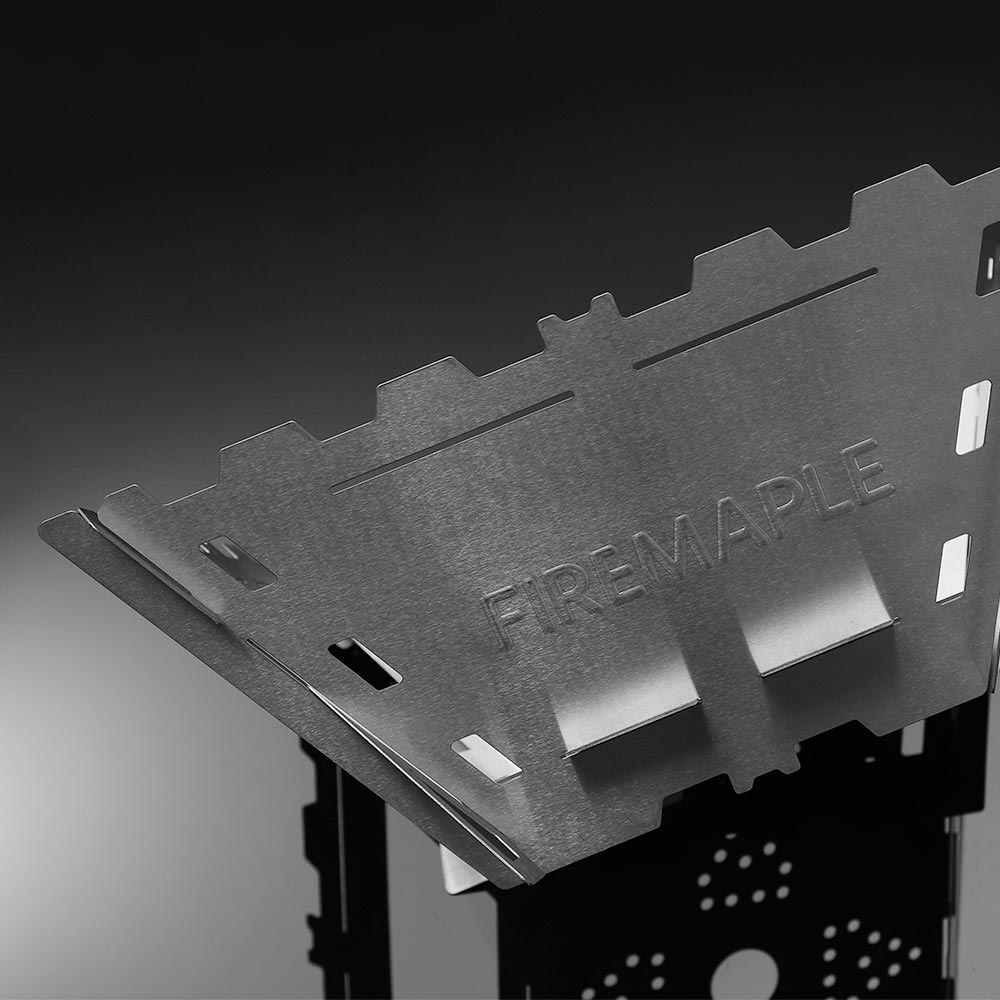 FireMaple Maverick réchaud bois carré pliable avec grille