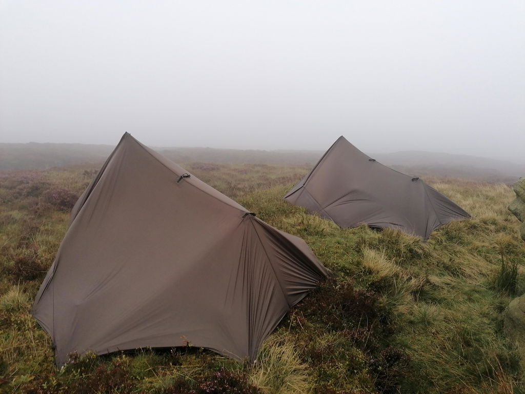 DD SuperLight Tarp bâche hamac vert olive 19 attaches