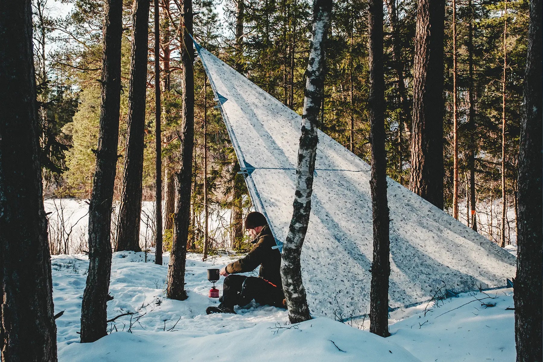 DD Hammocks Tarp 3x3 bâche camping Winter MC