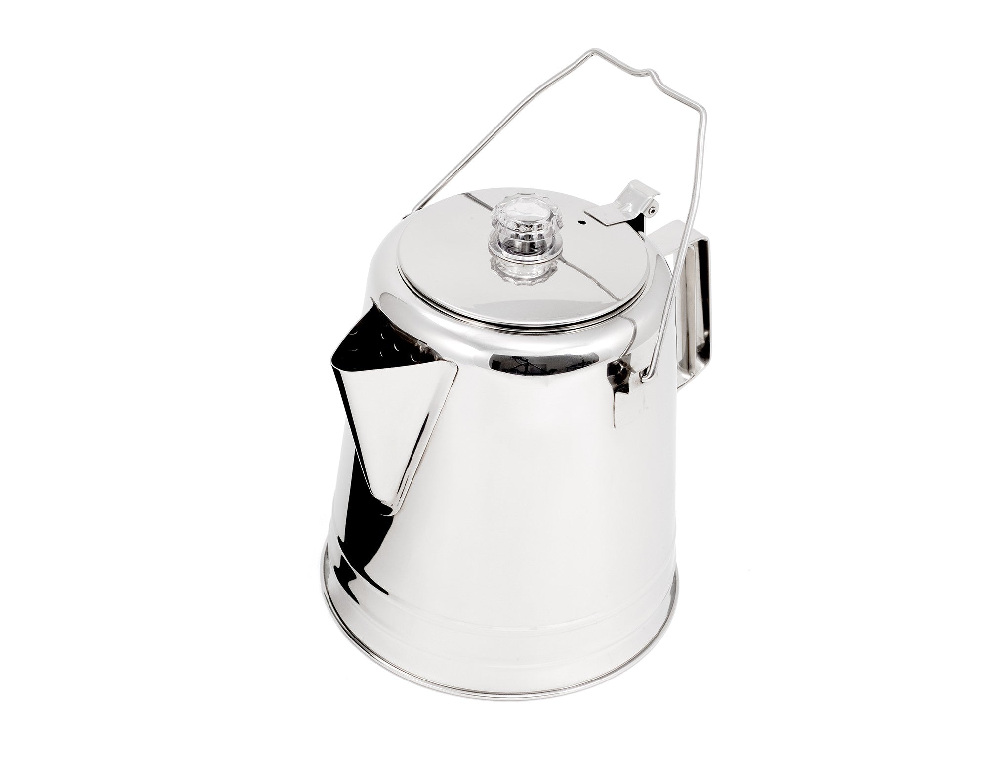 GSI Glacier percolateur café inox 14 tasses feu et réchaud