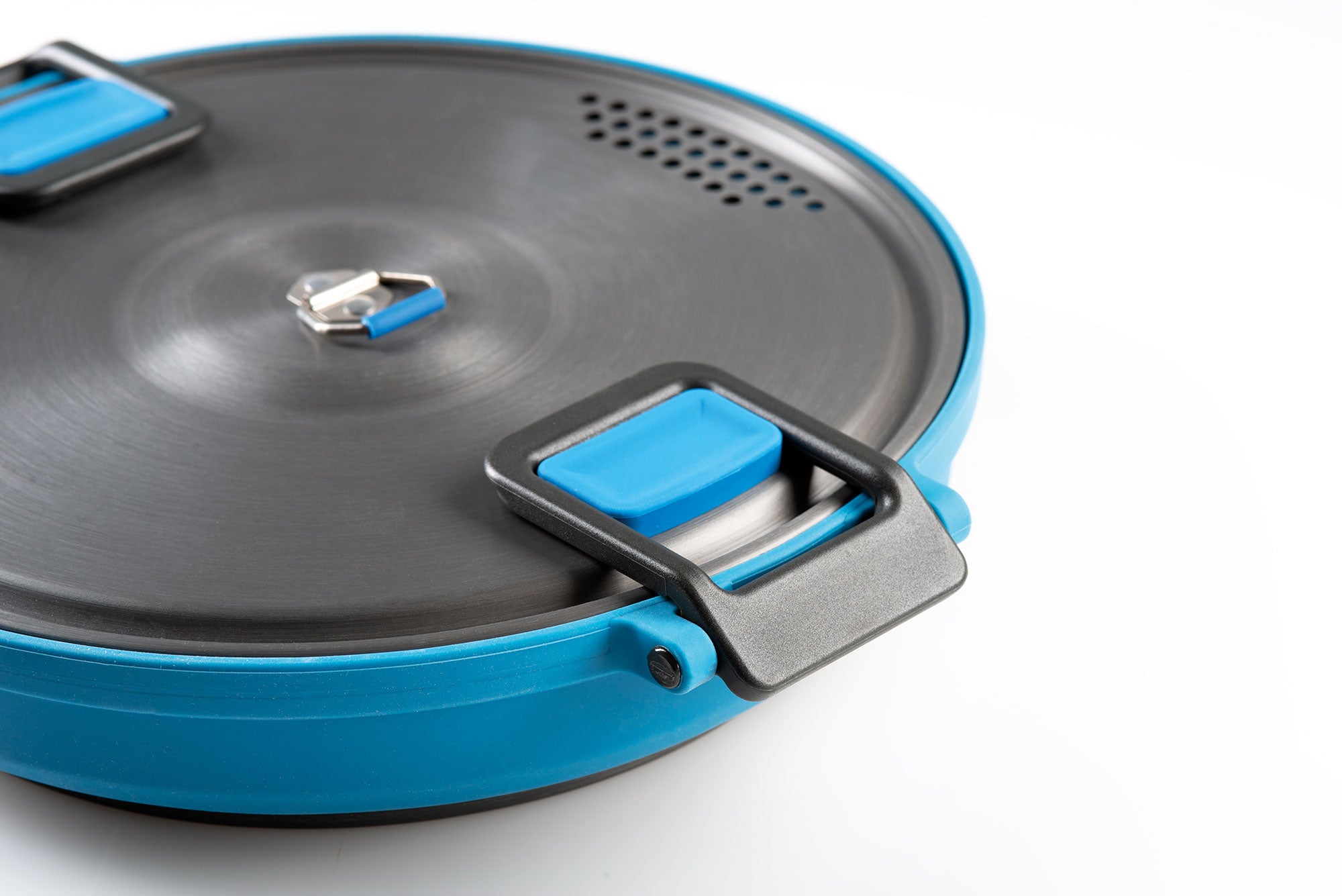GSI Escape popote HS 2 L bleue silicone anodisé