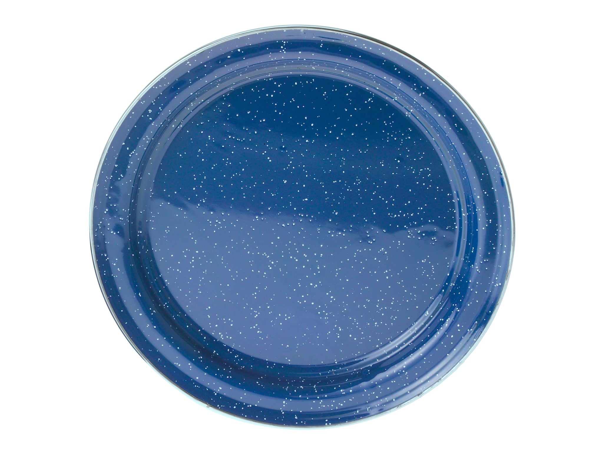 GSI Enamelware Pioneer assiette émail 26 cm bleue