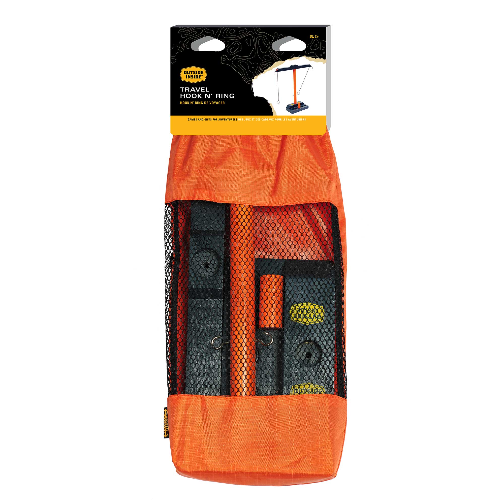 GSI Outdoor Games Travel Hook n' Ring jeu bois pliable