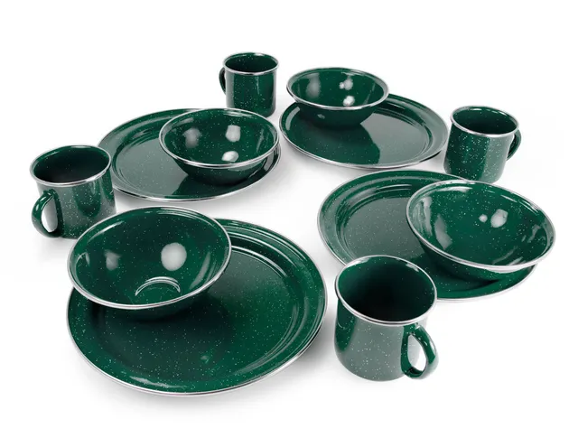 GSI Pioneer service table émaillé 12 pcs 4 pers