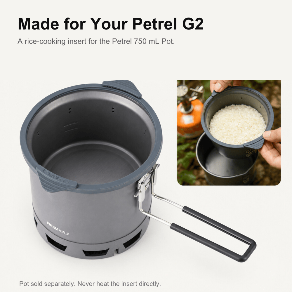 FireMaple Petrel G2 insert cuiseur riz 400ml aluminium