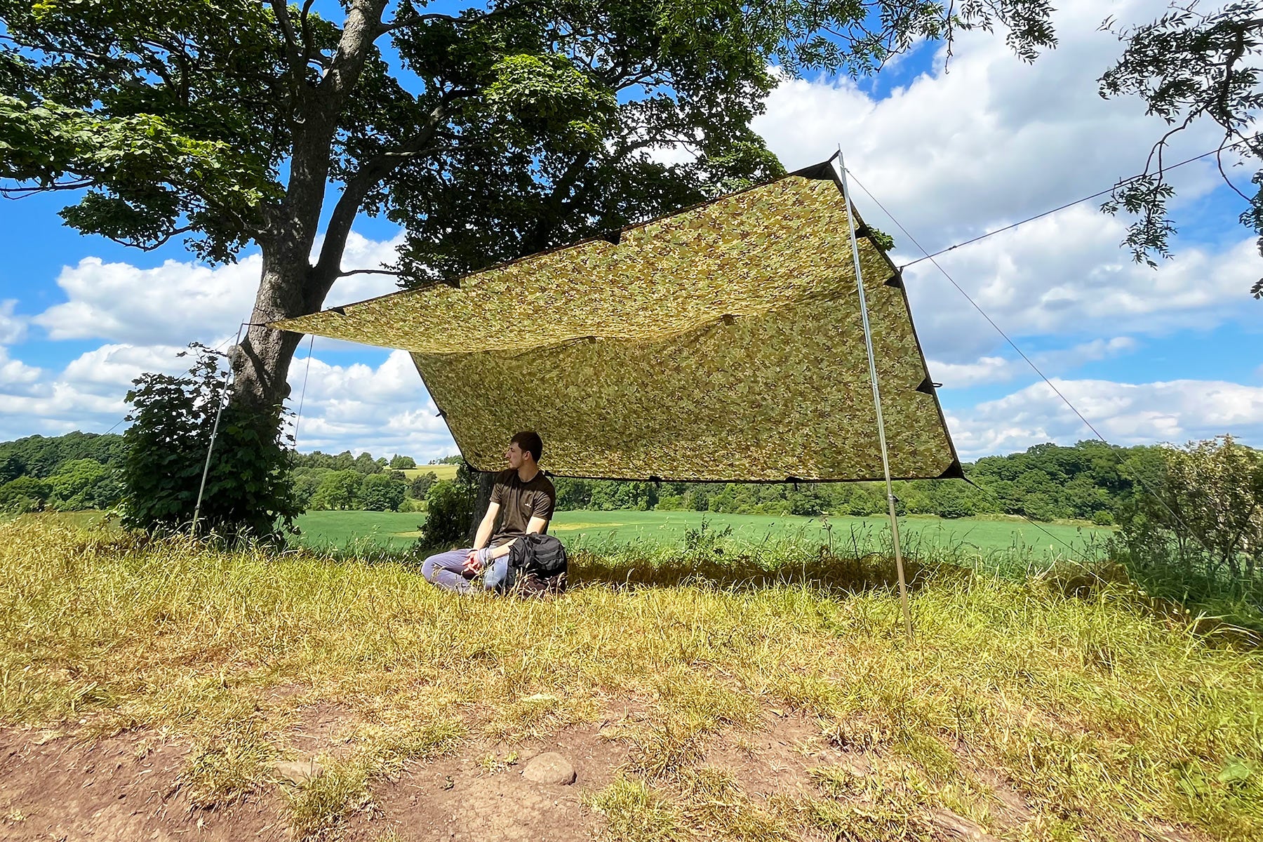 DD Hammocks Tarp XL MC tarp 4,5x3 m multicam
