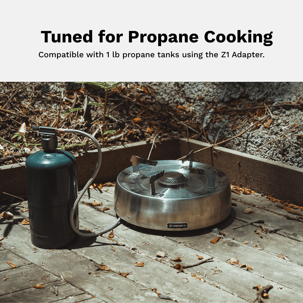 FireMaple Disc réchaud gaz déporté stable inox