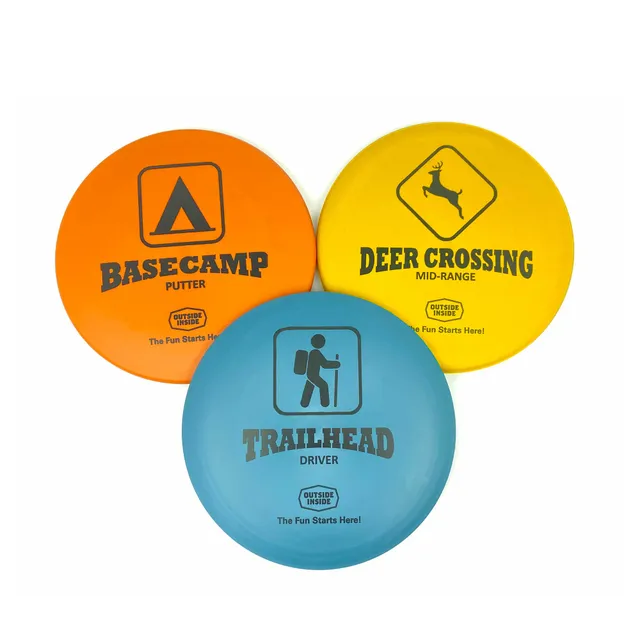 GSI Outdoor Games Disc Golf Starter Set 3 disques