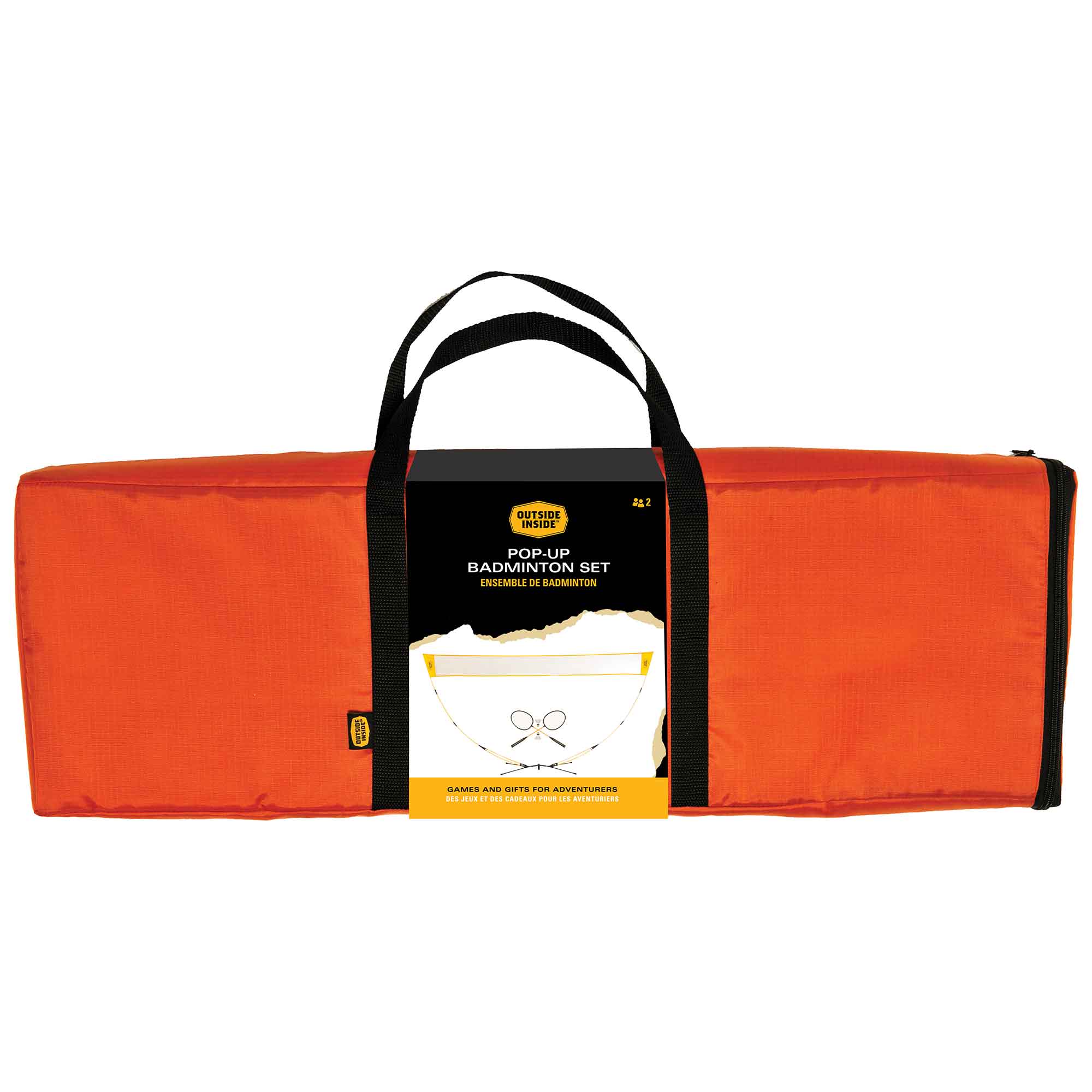 GSI Basecamp set badminton filet 2 raquettes compact